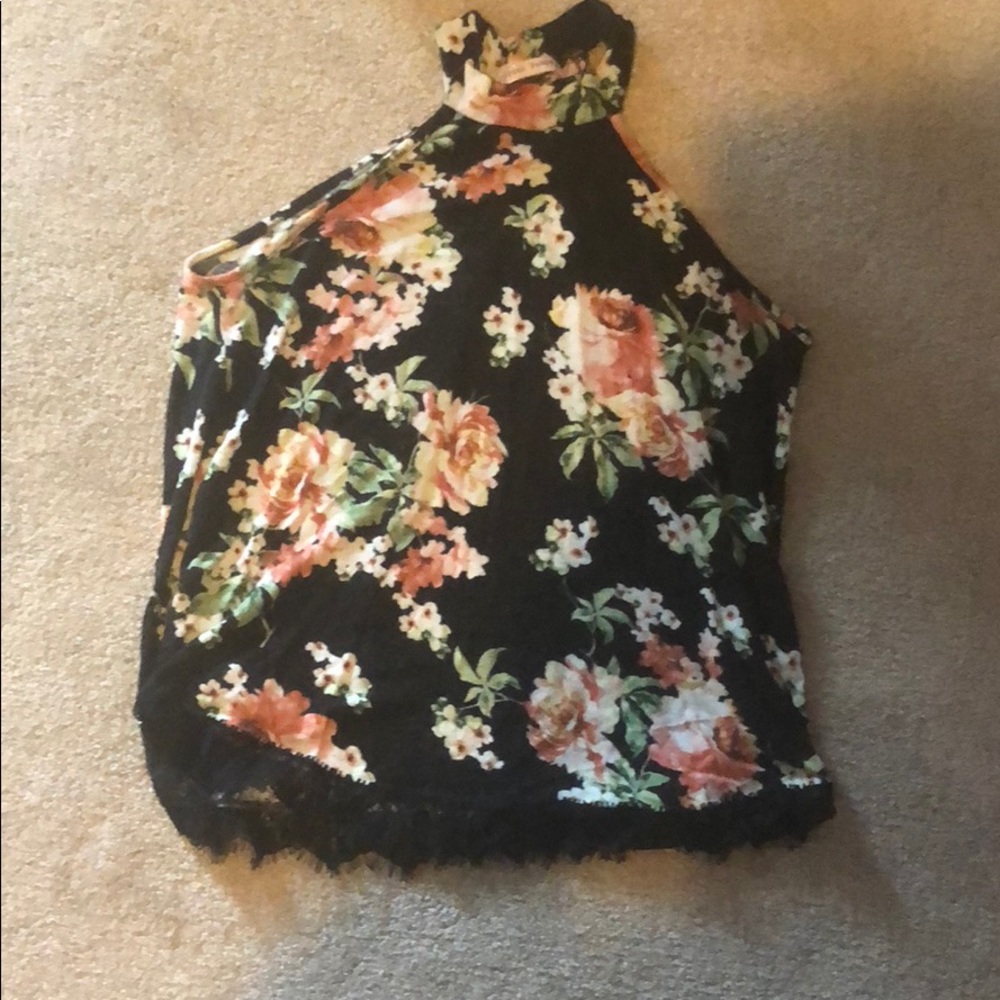 Turtleneck tank top